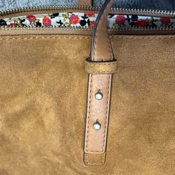 Vera Bradley Gallatin Tote in Toasted Hazelnut Leather MSRP 248 - Picture 8 of 10